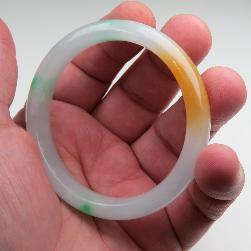 Natural Jade Bangle 2.5 inches=51mm